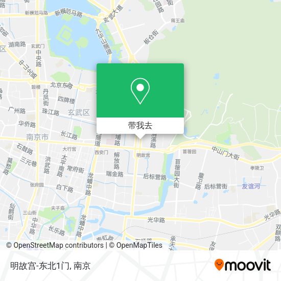 明故宫-东北1门地图