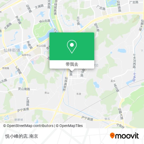 悦小峰的店地图