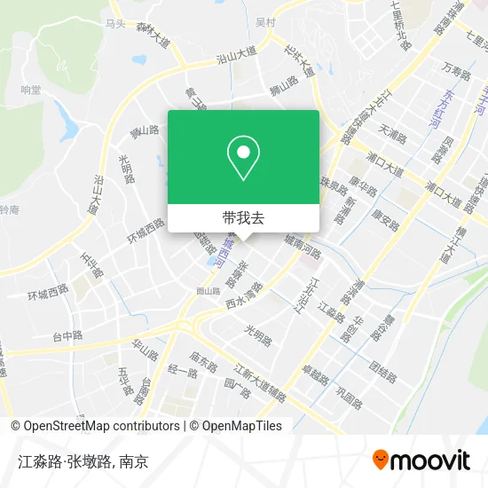 江淼路·张墩路地图