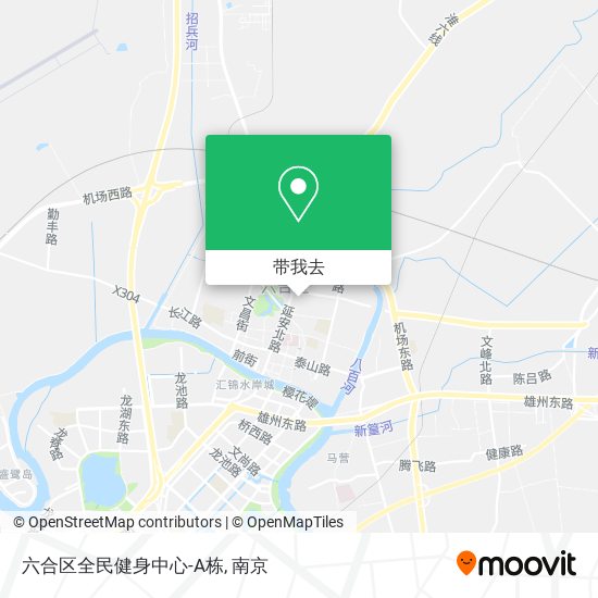 六合区全民健身中心-A栋地图
