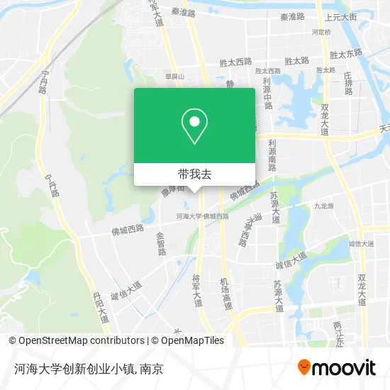 河海大学创新创业小镇地图