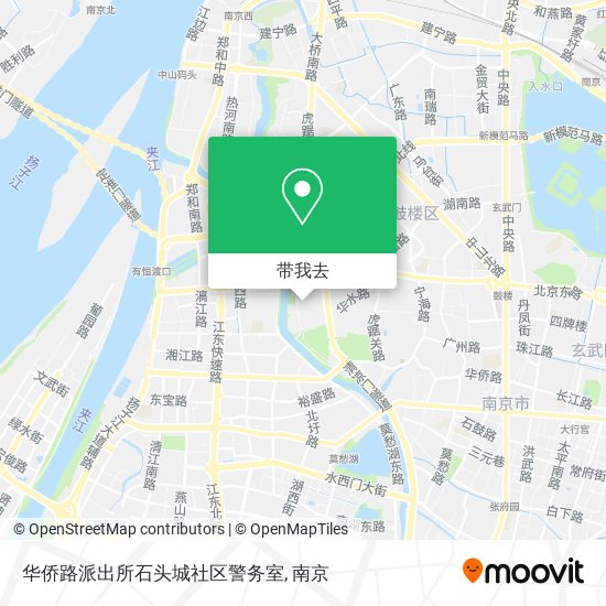 华侨路派出所石头城社区警务室地图
