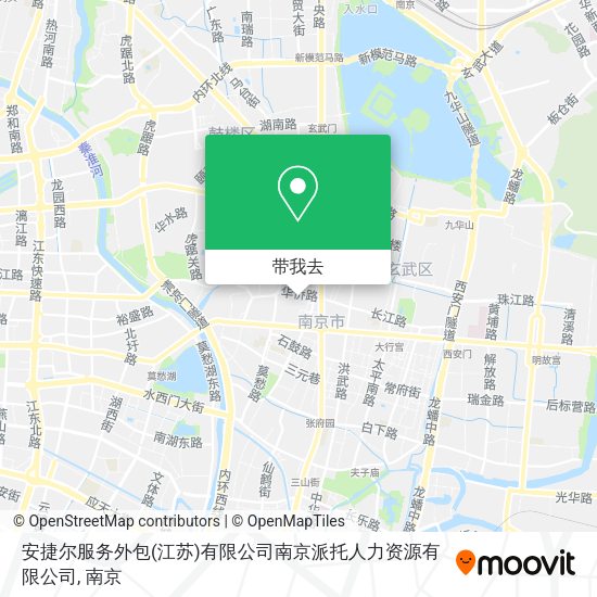 安捷尔服务外包(江苏)有限公司南京派托人力资源有限公司地图
