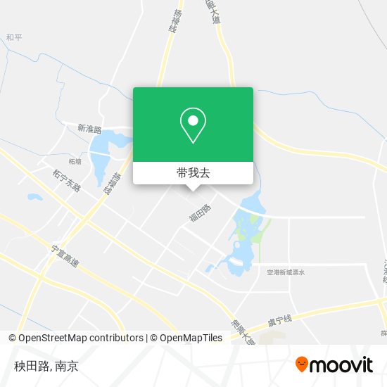 秧田路地图