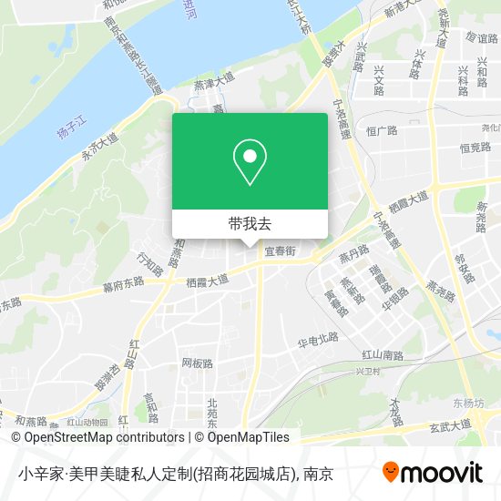 小辛家·美甲美睫私人定制(招商花园城店)地图