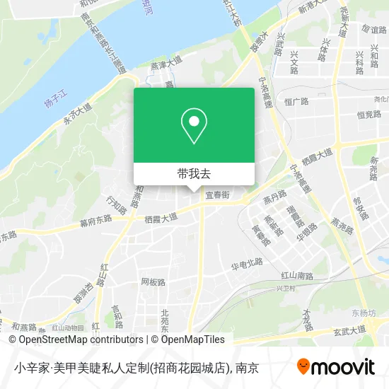 小辛家·美甲美睫私人定制(招商花园城店)地图