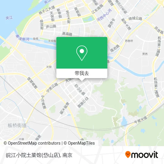 皖江小院土菜馆(岱山店)地图