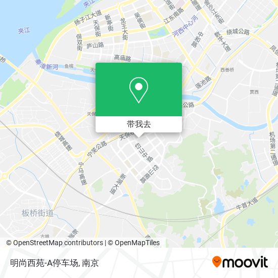 明尚西苑-A停车场地图