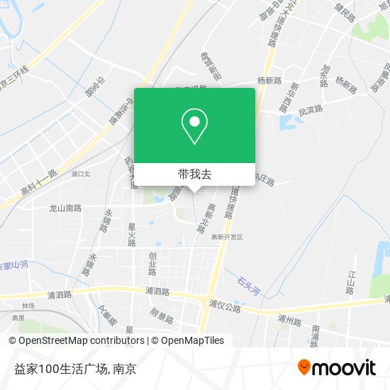 益家100生活广场地图