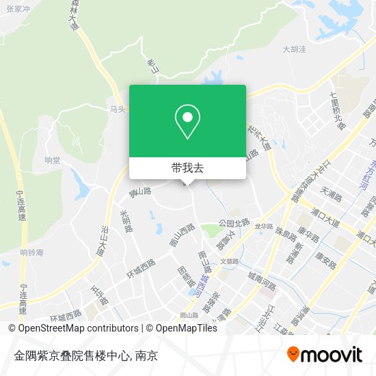 金隅紫京叠院售楼中心地图