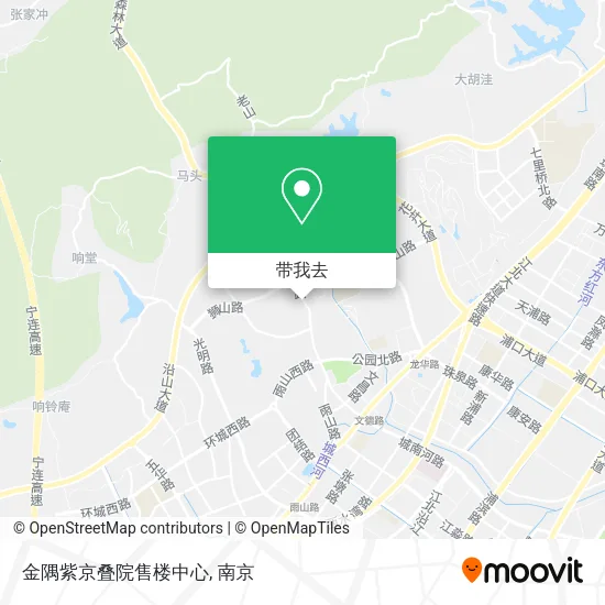 金隅紫京叠院售楼中心地图