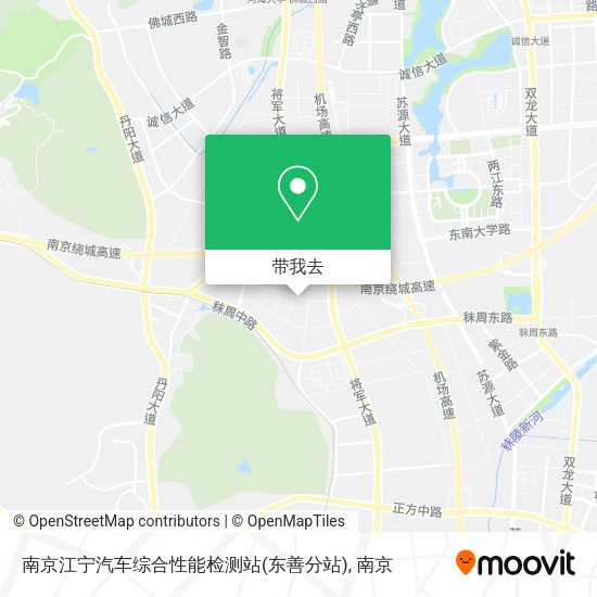 南京江宁汽车综合性能检测站(东善分站)地图