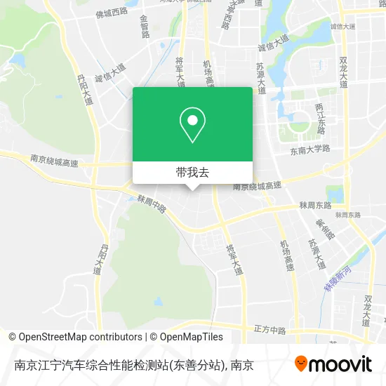 南京江宁汽车综合性能检测站(东善分站)地图