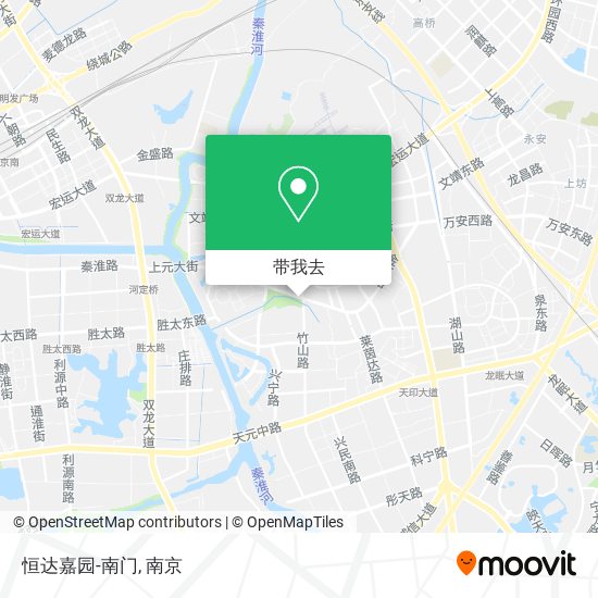 恒达嘉园-南门地图