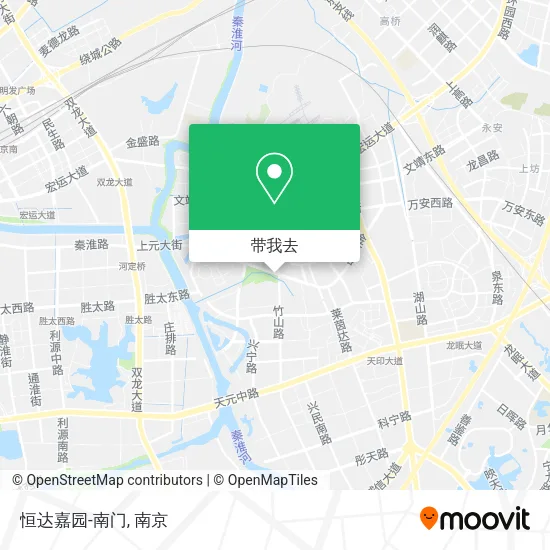 恒达嘉园-南门地图