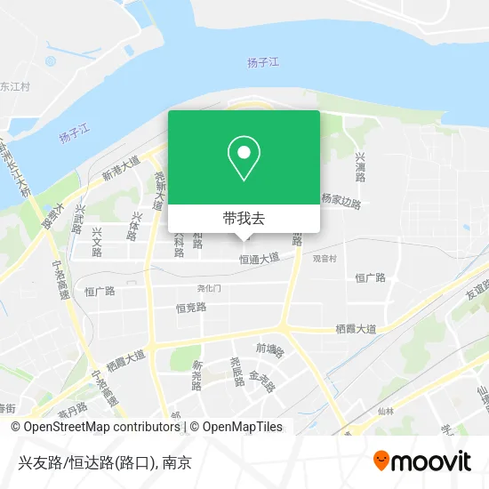 兴友路/恒达路(路口)地图