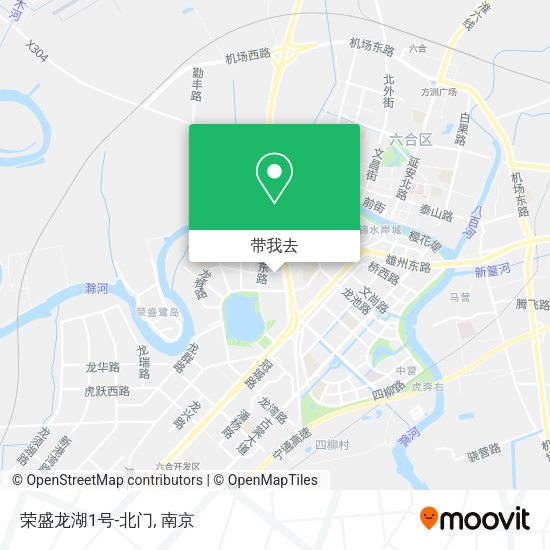 荣盛龙湖1号-北门地图