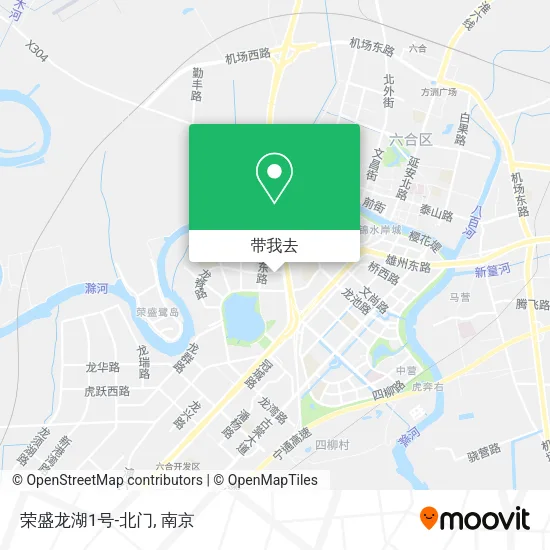 荣盛龙湖1号-北门地图