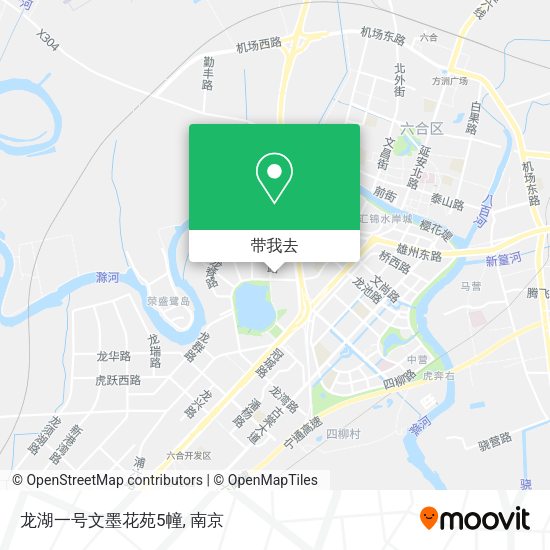 龙湖一号文墨花苑5幢地图