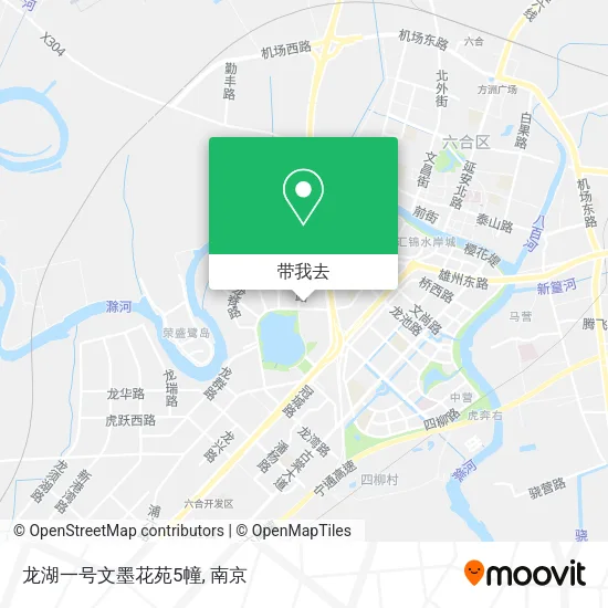 龙湖一号文墨花苑5幢地图