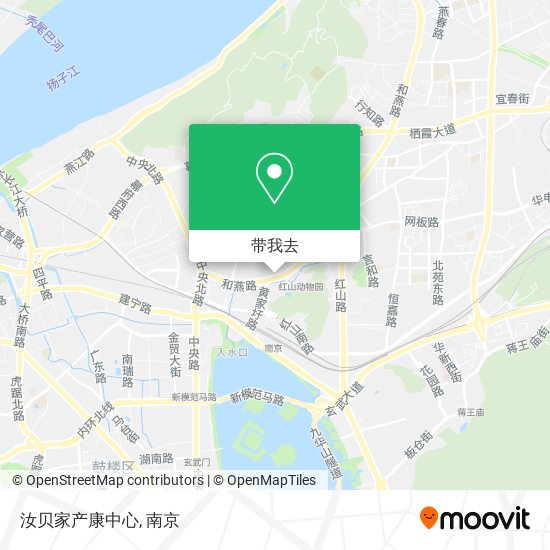 汝贝家产康中心地图