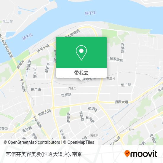 艺佰芬美容美发(恒通大道店)地图