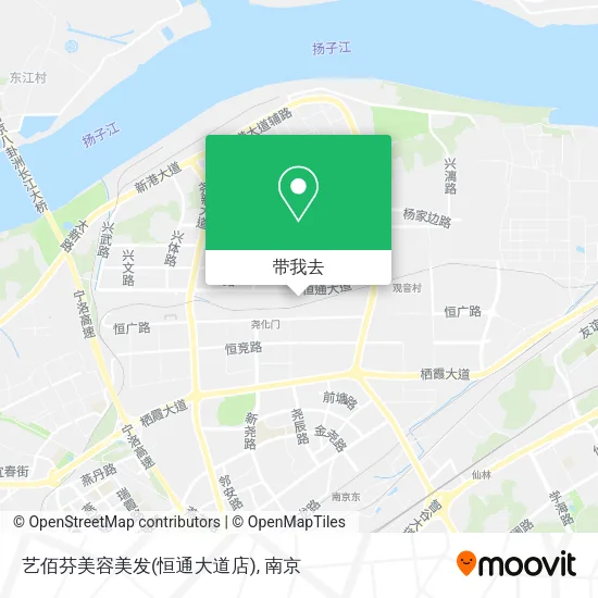 艺佰芬美容美发(恒通大道店)地图