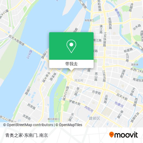 青奥之家-东南门地图