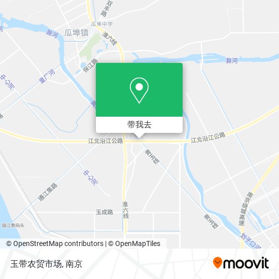 玉带农贸市场地图