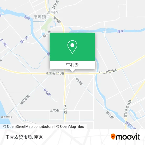 玉带农贸市场地图