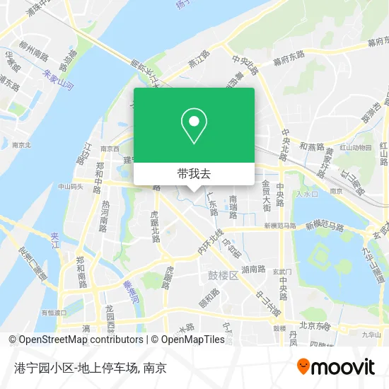 港宁园小区-地上停车场地图