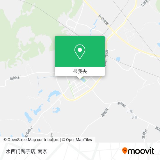 水西门鸭子店地图