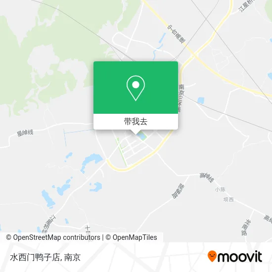 水西门鸭子店地图