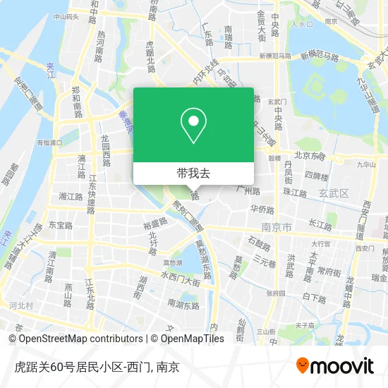 虎踞关60号居民小区-西门地图