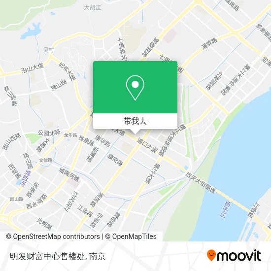 明发财富中心售楼处地图