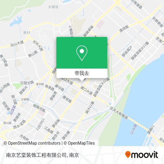 南京艺棠装饰工程有限公司地图