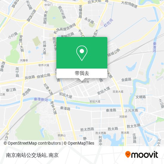 南京南站公交场站地图