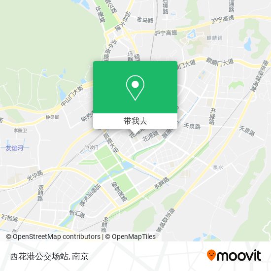 西花港公交场站地图