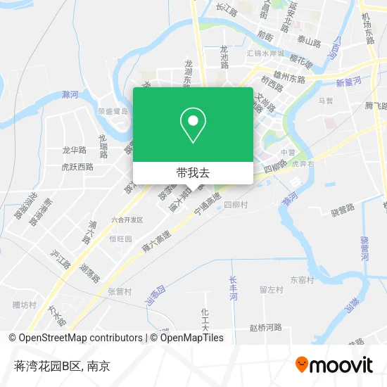 蒋湾花园B区地图