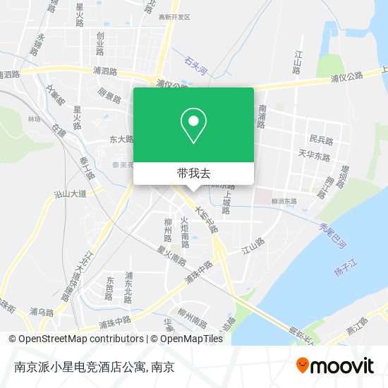南京派小星电竞酒店公寓地图