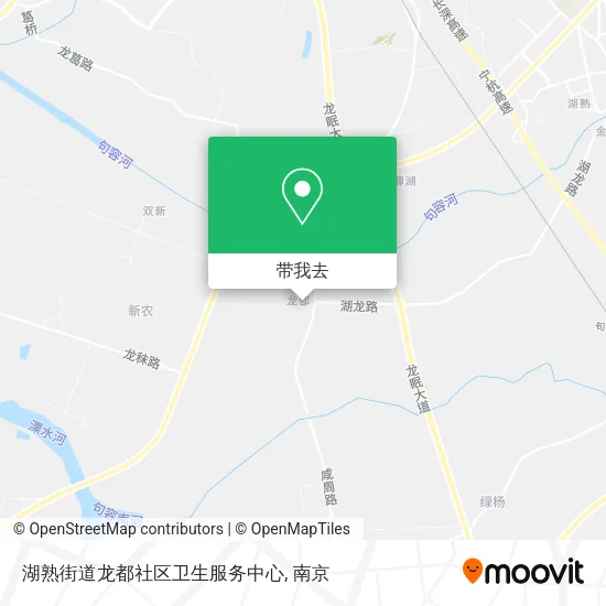 湖熟街道龙都社区卫生服务中心地图