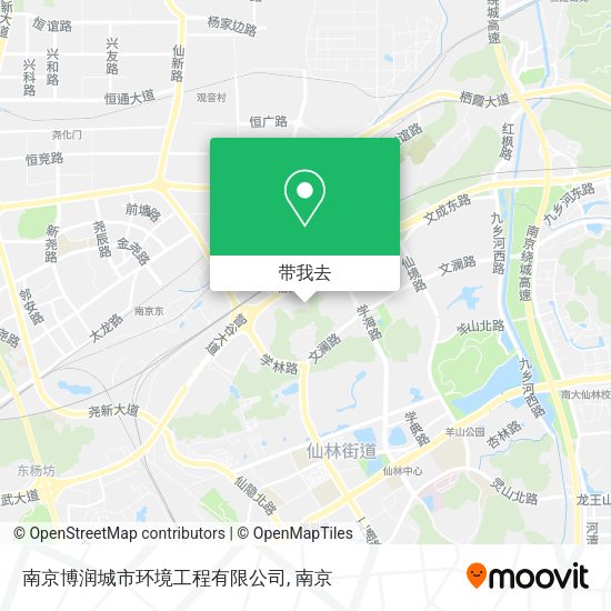 南京博润城市环境工程有限公司地图