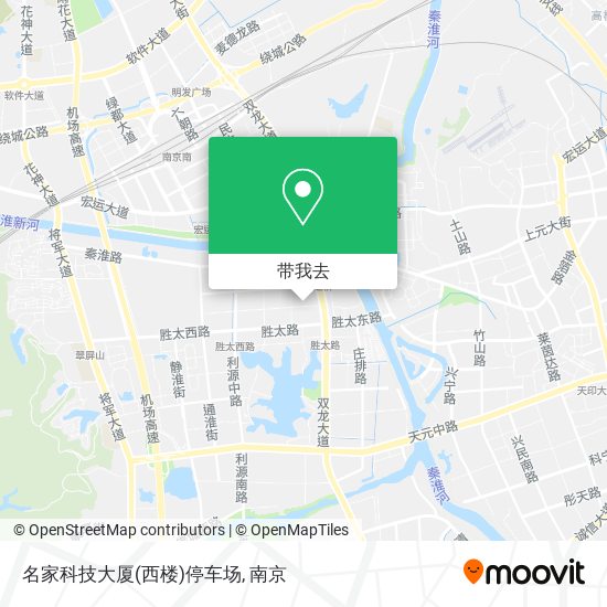 名家科技大厦(西楼)停车场地图