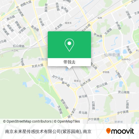 南京未来星传感技术有限公司(紫苏园南)地图