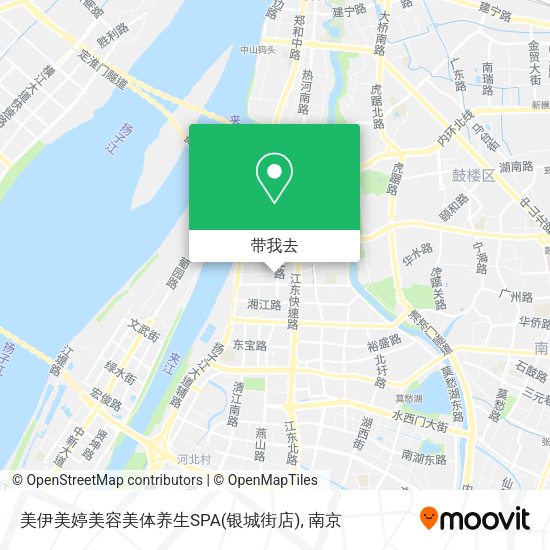 美伊美婷美容美体养生SPA(银城街店)地图