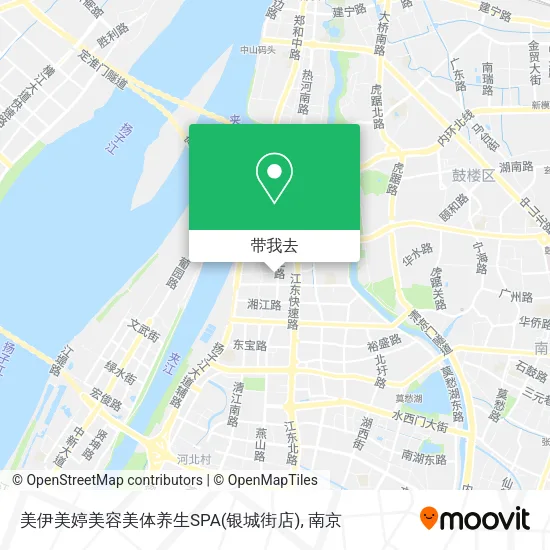 美伊美婷美容美体养生SPA(银城街店)地图
