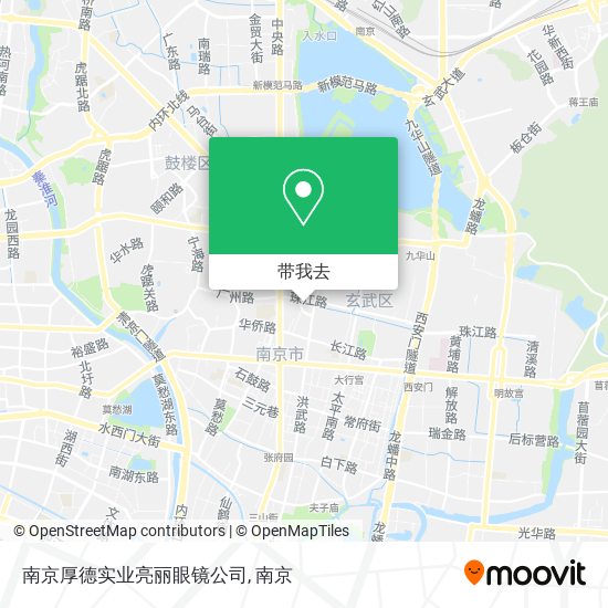 南京厚德实业亮丽眼镜公司地图