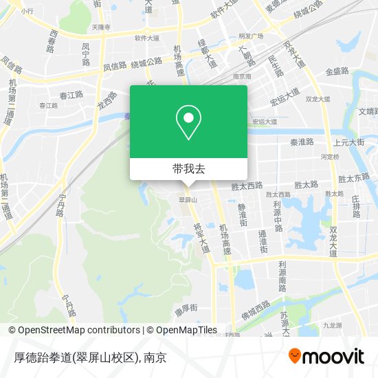 厚德跆拳道(翠屏山校区)地图