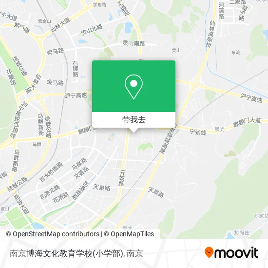 南京博海文化教育学校(小学部)地图