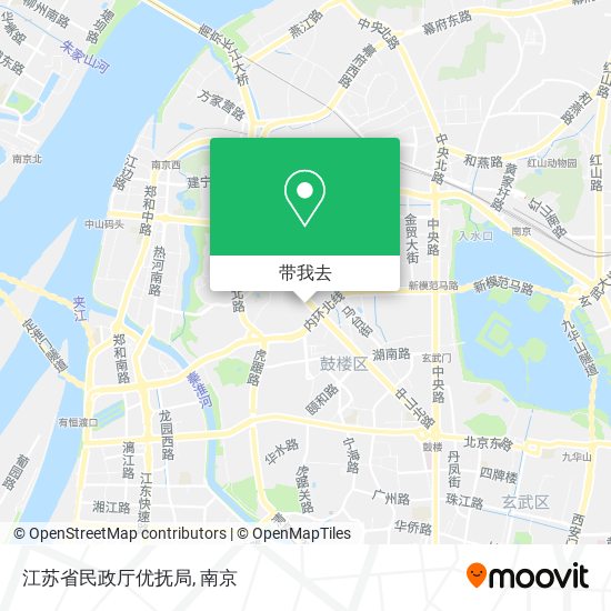 江苏省民政厅优抚局地图